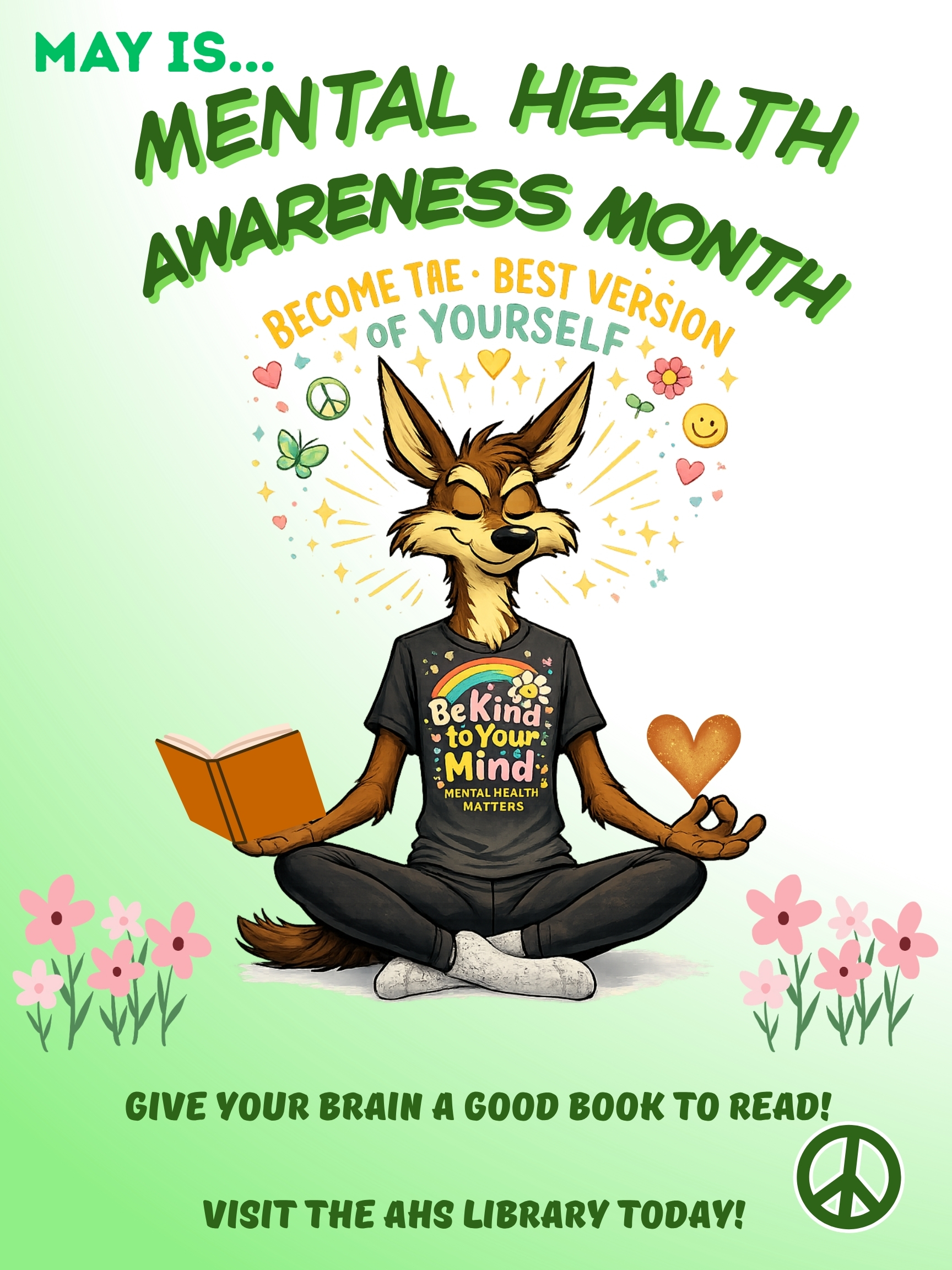 Reading is calming! 